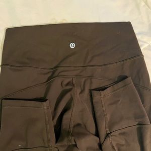 Lulu Lemon High-Waisted Cropped Align Leggings